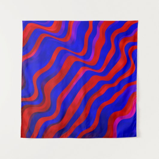 Tenture Bleu clair, texture rouge avec lignes cirées. Dégr (Devant)
