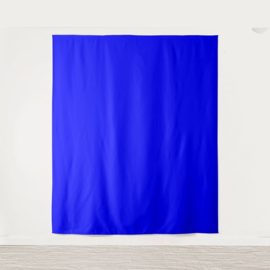Tenture Bleu (couleur solide) (Devant)