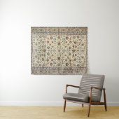 Tenture Bleu de bébé Dusty Kashan  (En situation (horizontale))