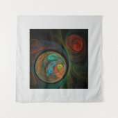 Tenture Bleu de renaissance Art Abstrait (Devant)