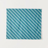 Tenture Bleu diagonale personnalisable (Devant (Horizontal))