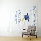 Tenture Bleu élégant Fond photo pour le stand Photo (En situation (horizontale))