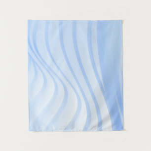 Tenture Bleu et blanc rayé