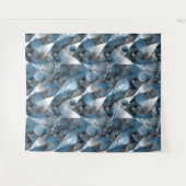 Tenture Bleu et gris. Résumé. (Devant (Horizontal))