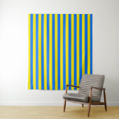 Tenture Bleu et jaune (En situation)