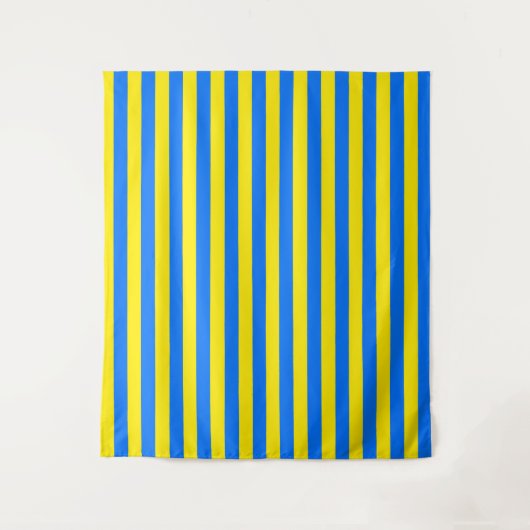 Tenture Bleu et jaune (Devant)