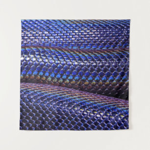 Tenture Bleu et pourpre