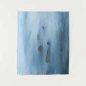 Tenture Bleu foncé longue exposition de roches en mer (Devant)