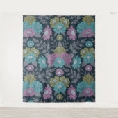 Tenture Bleu foncé, vert et violet (Devant)