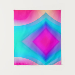 Tenture Bleu rose sombre couleur de l'eau pastel abstrait