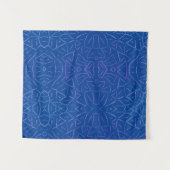 Tenture Bleu simple (Devant (Horizontal))