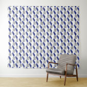 Tenture Bleu subie (En situation (horizontale))