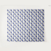 Tenture Bleu subie (Devant (Horizontal))