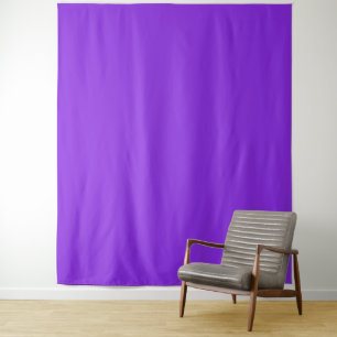 Tenture Bleu Uni Minimaliste Moderne Simple Violet