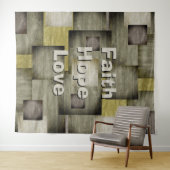 Tenture Blocs couleur automne (En situation (horizontale))