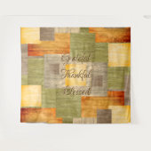 Tenture Blocs de Couleurs d'Automne (Devant (Horizontal))