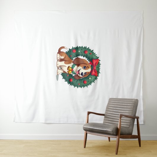 Tenture Bloodhound Sleigh Puller (En situation (horizontale))