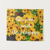 Tenture Bloom Et Soyez Heureux (Devant (Horizontal))