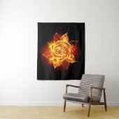 Tenture Blooming Fire Rose (En situation)