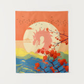 TENTURE BLOSSOM NATURE MOUNTAINE DRAGON (Devant)