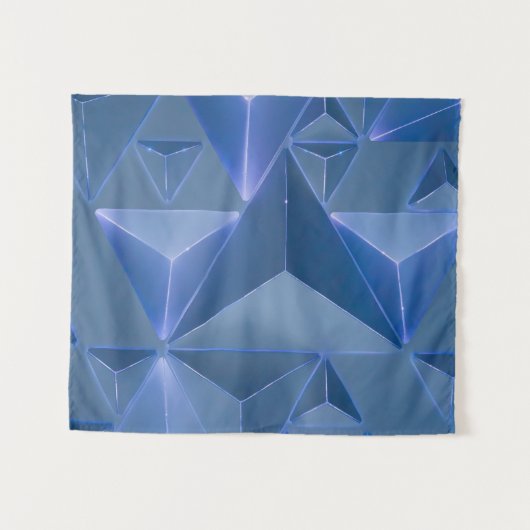 Tenture Blue abstract wallpaper (Devant (Horizontal))