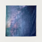 Tenture Blue and purple galaxy digital (Devant (Horizontal))
