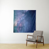 Tenture Blue and purple galaxy digital (En situation (horizontale))