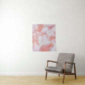 Tenture Blue and white abstract painting (En situation)