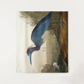 Tenture Blue Crane ou Heron, 1836, The Birds of America (Devant)