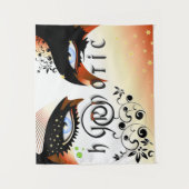 Tenture Blue Eyes Mode maquiller (Devant)