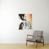 Tenture Blue Eyes Mode maquiller (En situation)