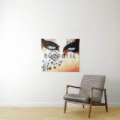 Tenture Blue Eyes Mode maquiller (En situation (horizontale))