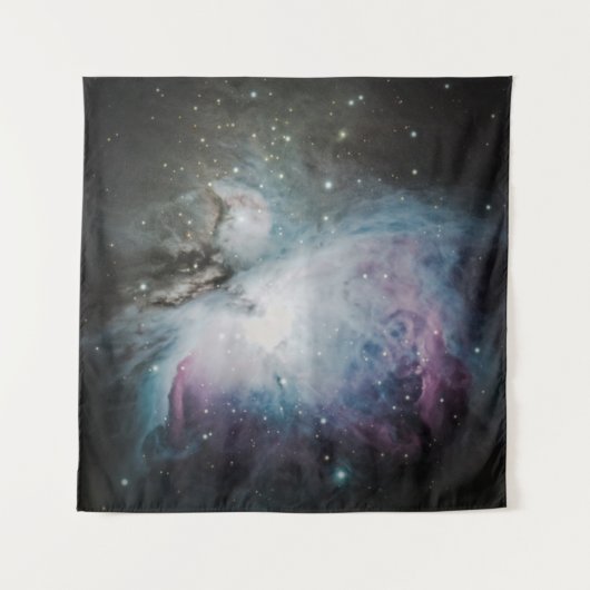 Tenture Blue, grey, and purple nebula (Devant)