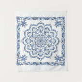 Tenture | Blue Mandela | Décorations (Devant)