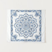 Tenture | Blue Mandela | Décorations (Devant (Horizontal))