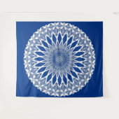 Tenture Blue Pacific Tristyns Mandala (Devant (Horizontal))