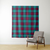 Tenture Blue Red Campbell Tartan Blackwatch Plaid (En situation)