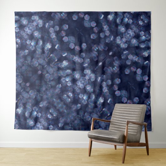 Tenture Blue Sparkle (En situation (horizontale))