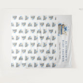 Tenture Blue Storybook Baby Shower Backdrop (Devant (Horizontal))