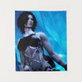 Tenture Blue Toxin tapestry (Devant)