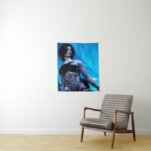 Tenture Blue Toxin tapestry (En situation)