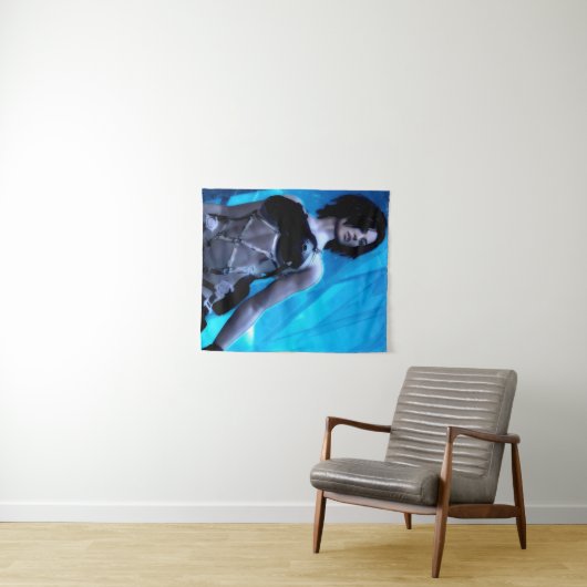 Tenture Blue Toxin tapestry (En situation (horizontale))