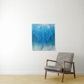 Tenture Blue Tribal Stingray (En situation)