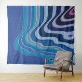 Tenture Blue Wave (En situation (horizontale))
