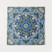 Tenture Bluebell Harmony - Floral Mandala (Devant (Horizontal))