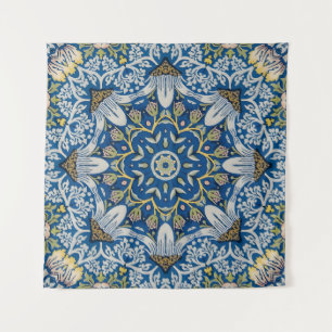 Tenture Bluebell Harmony - Floral Mandala
