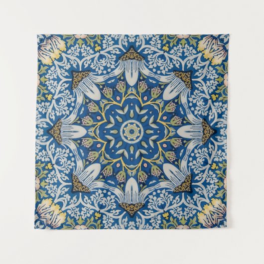 Tenture Bluebell Harmony - Floral Mandala (Devant)
