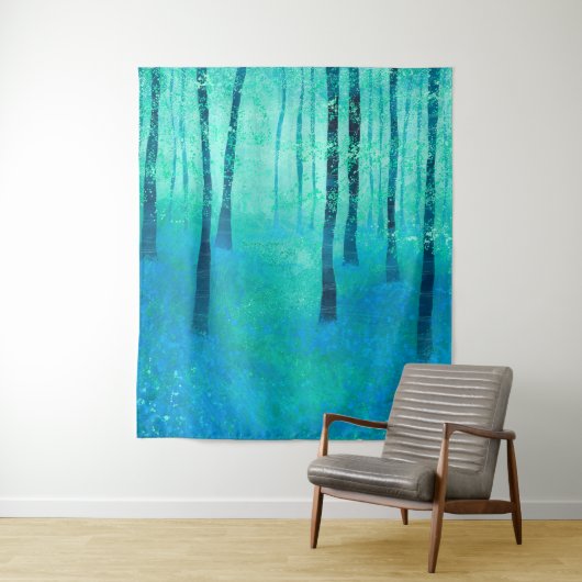 Tenture Bluebell Woodland (En situation)