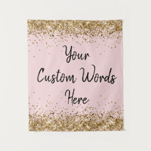 Tenture Blush Rose Personnalisé Photomaton Prop