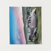 Tenture Bodie s'est rouillé voiture au coucher du soleil (Devant)